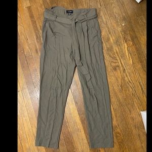 Tie front pants